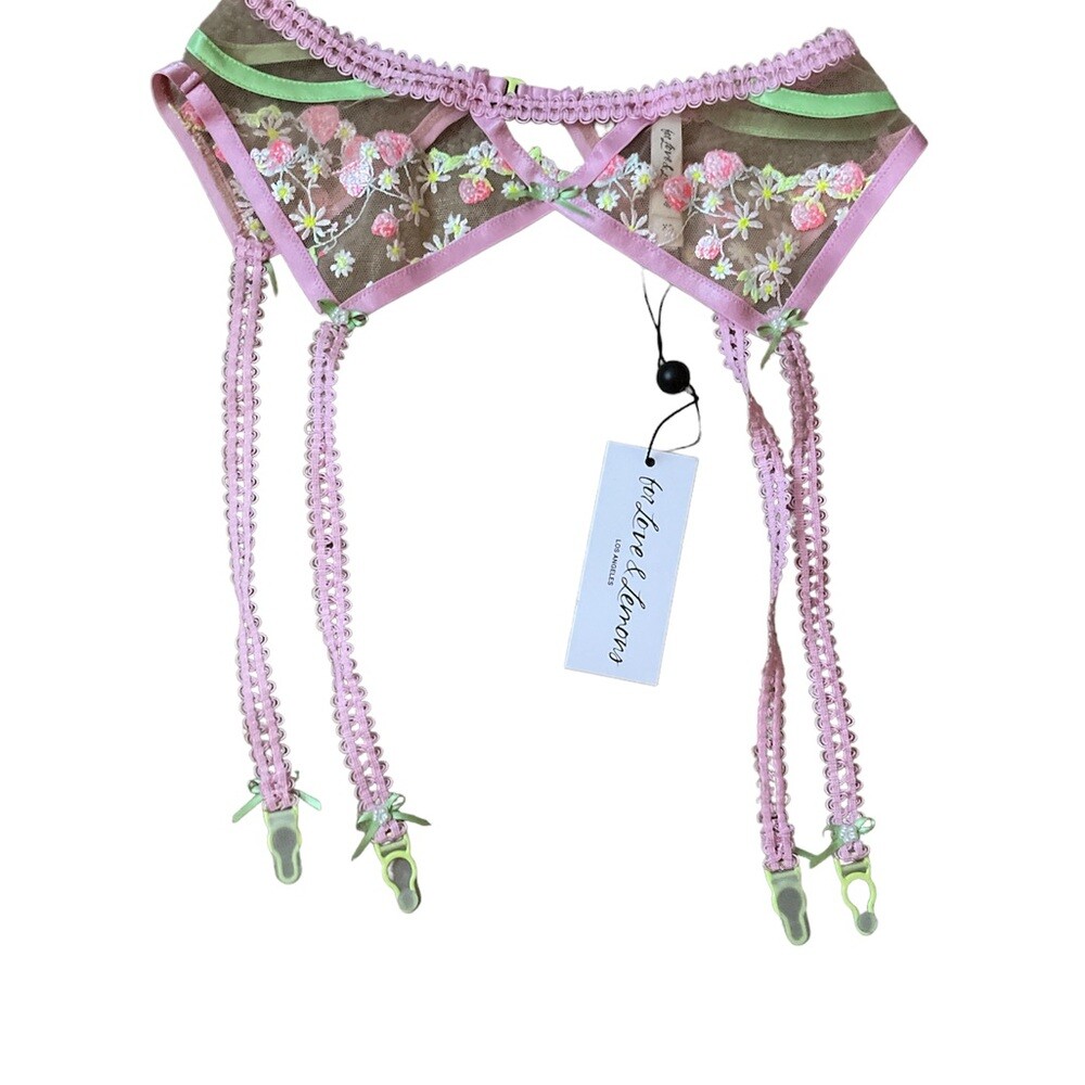 For Love and Lemons Belt For Love And Lemons Ivy Garter Belt Size Small | eBay main image 4