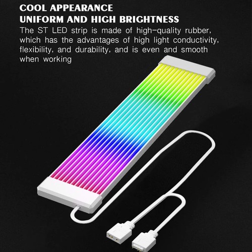 ARGB Sync Flexible LED Strip Light For 8/24PIN Motherboard Power Cable Cover - Picture 14 of 26
