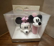 Mini Mouse 5" Night Light & 8" Rattle Nursery Baby GIFT SET Disney - MIB
