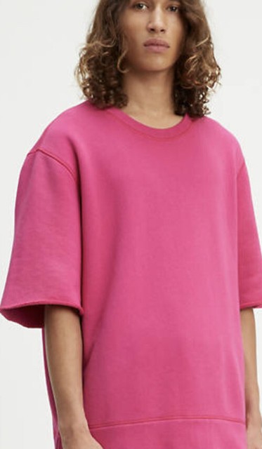 cut off crewneck sweatshirt