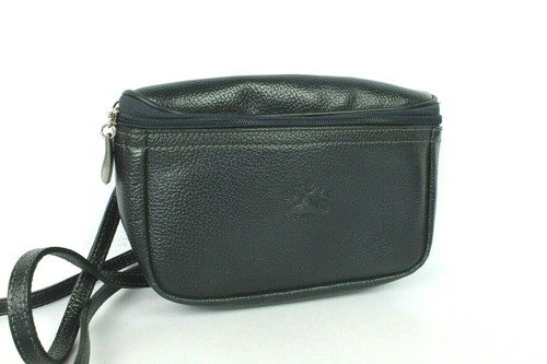 Bolso Bandolera Cuero Azul Oscuro Buen Estado eBay