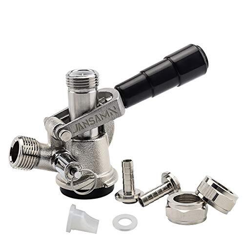 Jansamn Keg Coupler, Sankey D Tap with Stainless Steel Probe, Keg Coupler D - Picture 2 of 7