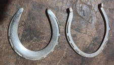 Two Vintage Steel Horseshoes