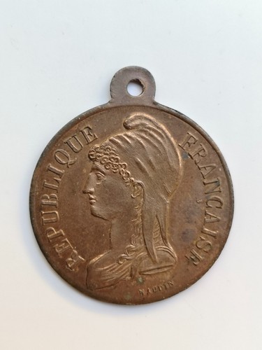 Médaille Liberté Égalité Fraternité Février 1848 - Originale XIXème