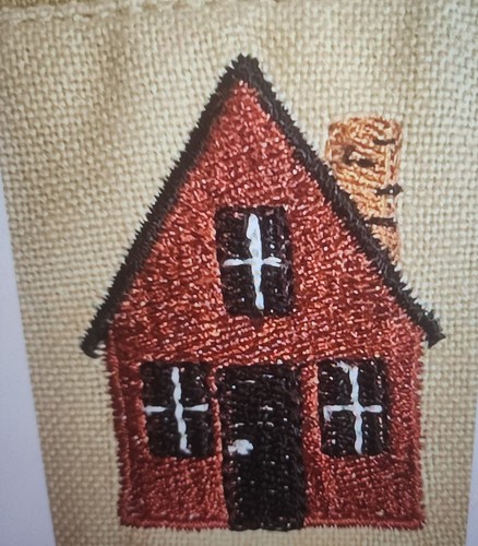 Park Designs Window Valance Primitive Folk Art,WILLOW,SHEEP Embroidery 58.5 X14 - Picture 3 of 17