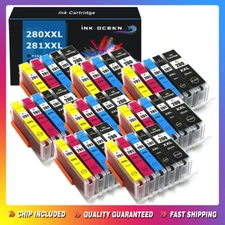 XXL PGI-280 CLI-281 Printer Ink for Canon Pixma TS6320 TR8620A TR8622A TS702 LOT