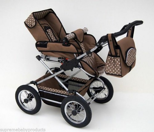 FANARI Pram Baby Stroller Fashion 2in1 CARRYCOT + PUSHCHAIR , FREE EXTRAS! - Picture 22 of 22