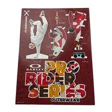 Oakley Simon Dumont Snow Kit Thick stand up Display card READ Rare Poster POP