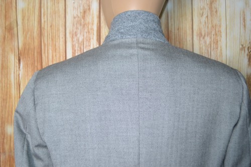 Luciano Barbera Men Herringbone Cashmere Silk 3 Button Sports Coat Sz 42R - Picture 8 of 13