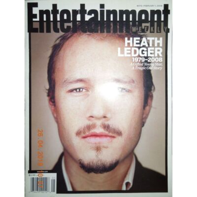 HEATH LEDGER entertainment weekly PHILIP SEYMOUR HOFFMAN jonas brothers MILEY