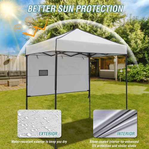 EAGLE PEAK Instant Pop Up Baldachin mit verstellbarer Sonnenwand 6x4 - Bild 83 von 162