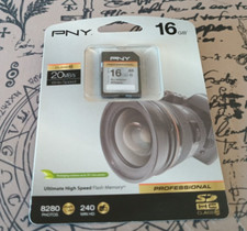 PNY 16GB Memory Card - Class 10 - New & Sealed