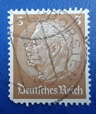 Stamp Germany Reich 3 Pfennig 1937 Hindenburg Mi. Nr. 513 (27281)