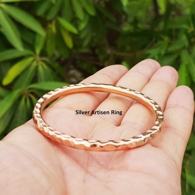 Brass Hammered Bracelet For Christmas Gift Jewelry For Women Handmade Gift RS310
