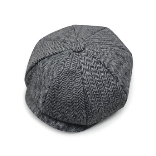 Hat Baker Boy Cap Peaky Blinders Gatsby Flat Herringbone Newsboy Mens Gift NEW - Picture 4 of 14