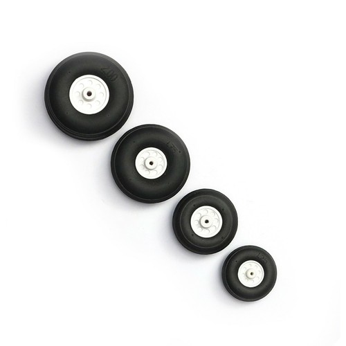 Model Aircraft Wheels & Tyres - 1 Pair - 26-50mm -Superlight- RC FF CL R/C Plane - Picture 3 of 23