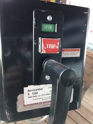 Westinghouse DB15 Circuit Breaker Recently Tested 225 Amp