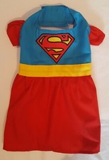 Super Dog Girl Halloween Costume Dress Dog Pet Apparel Clothes XXXS - Large