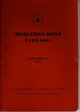 Betriebsanleitung Mercedes Benz 300 c 1956 Adenauer