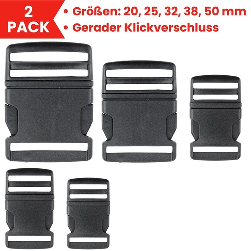 Ersatz Steckschnalle Klickverschluss Reparatur Rucksack Gurtband