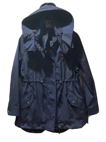 Hooded Rain Jacket EUC XS Petite | eBay