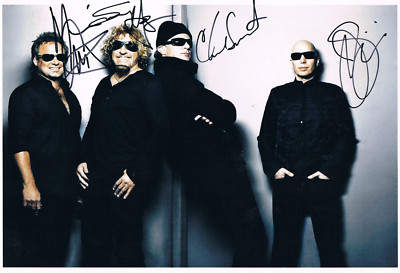 Chickenfoot genuine autographs signed 8''x12'' photo Sammy Hagar Chad Smith