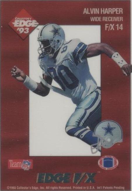 1993 Collector's Edge Alvin Harper #F/X 14 - 1 of 2