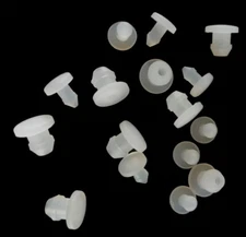 Clear Snap-on Hole Plug Silicone Rubber Blanking End Caps Seal Stopper 2.5~14mm
