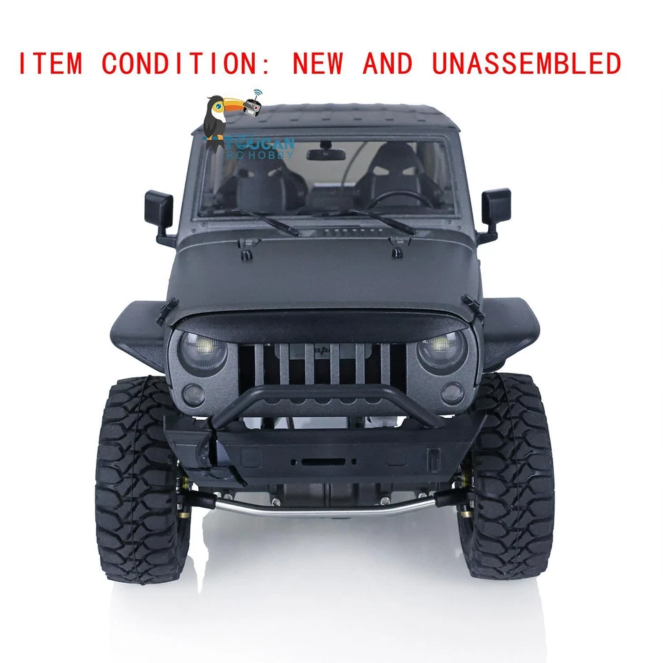 CAPO 1/18 CUB2 JK KIT Metal Chassis Crawler RC Car 2Speed Gearbox Differential - Image 3 of 4