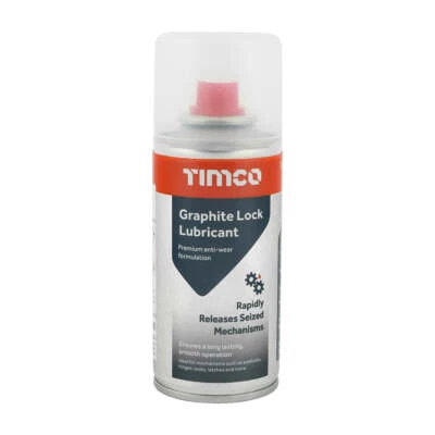 Graphite spray Lock Lubricant - 80ml Timco 237009