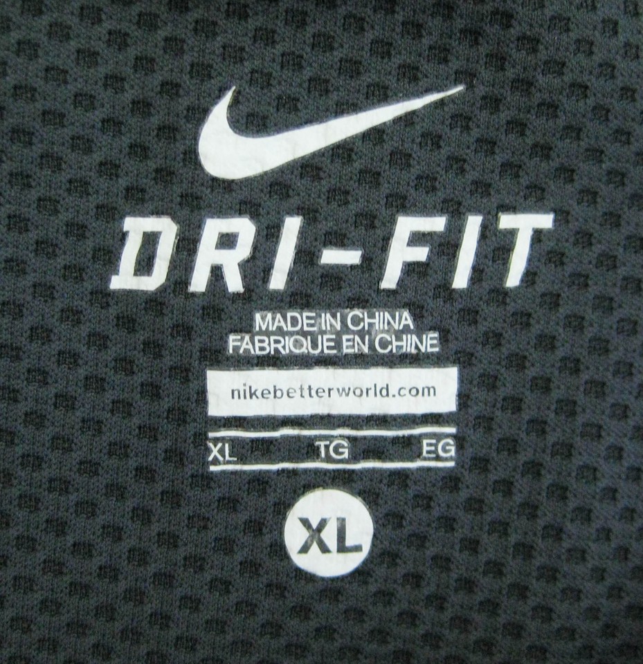 NIKE Men's (Size XL) Black Athletic Sweat Pants Zipper Pockets Sweatpants Track eBay