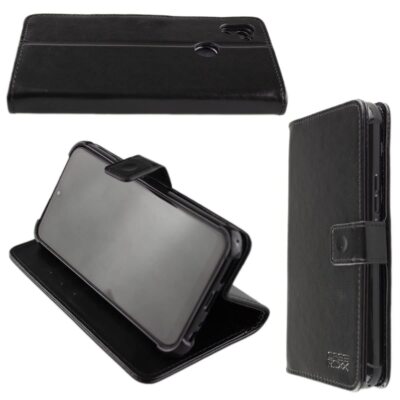 caseroxx Custodia compatibile con Gigaset GS190, Bookstyle, colore nero