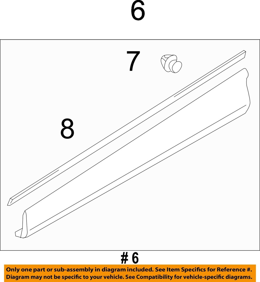 MAZDA OEM 13-16 CX-5 Front Door-Lower Molding Trim Left KD5351RB0C