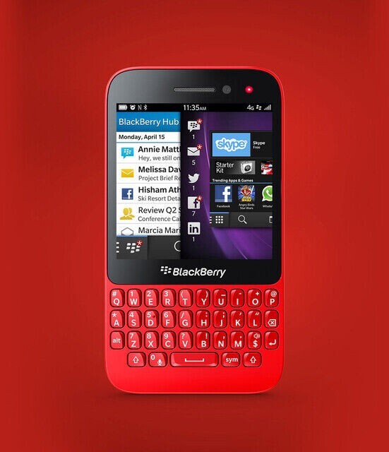 Blackberry Q5 4G LTE 8GB ROM QWERTY Keyboard BlackBerryOS