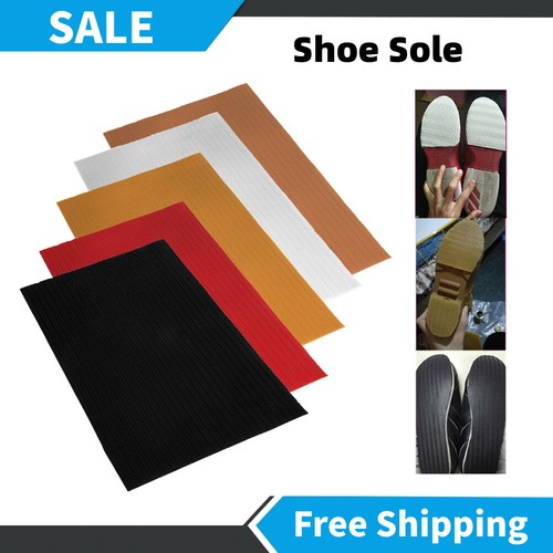 Women/Men Rubber Soling Sheet Anti Slip - Shoe Repair Supply - 58cmx38cmx2.2mm