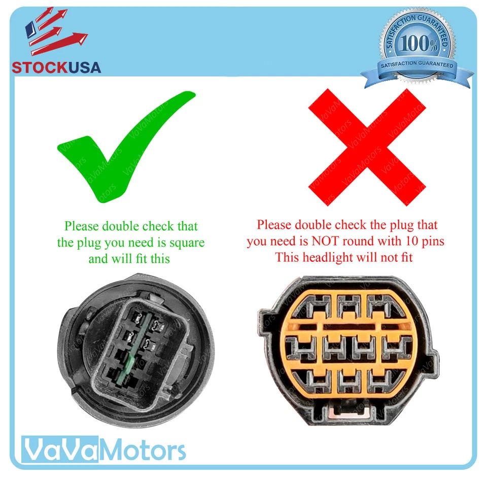 Fits 2018 2021 Hyundai Kona Halogen Headlight & Bezel Assembly Right Passenger - Bild 4 von 4