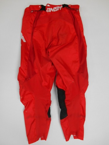 ANSWER ELITE MOTOCROSS RIDING PANTS 34 OFFROAD DIRTBIKE RED CRF 250 450 125 ATV - Picture 9 of 11
