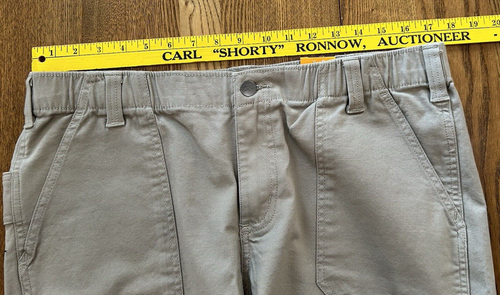 Carhartt Rugged Flex Canvas Relaxed Fit Work Shorts BS5730-W Women's 12 Regular - Picture 7 of 9