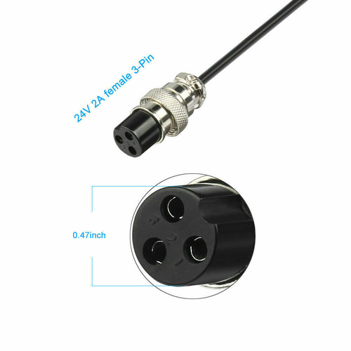 28V 2A Elektrofahrrad Roller Akku Ladegerät für RAZOR E500 E300 E200 E125 MX350 - Bild 8 von 9