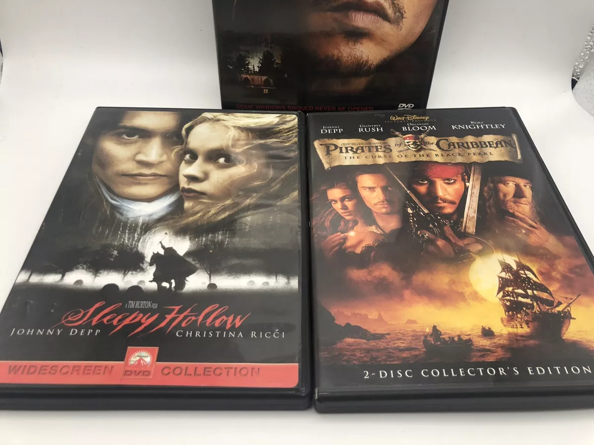 PIRATES OF THE CARIBBEAN: AT WORLD'S END & SLEEPY HOLLOW 2-DVD Bundle Used