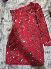 Bebe Women Red Dress Size Small NWT