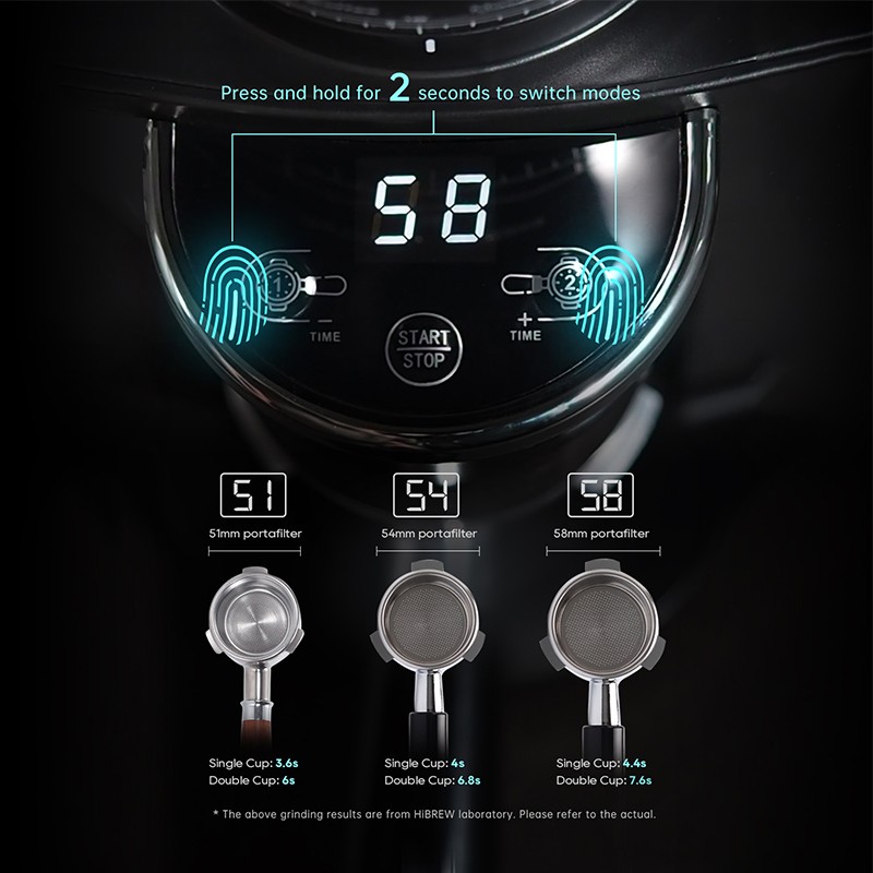 HiBREW H10plus 20Bar Espresso Maker, Adjustable Temp, Cold/Hot Brew, Cappuccino