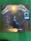 METALLICA Ride The Lightning LP Electric Blue Vinyl Walmart Exclusive New Sealed