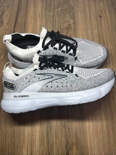 Brooks Glycerin Stealthfit 20 Herren 9,5 grau Fitnessstudio sportlich niedrig Laufschuhe