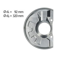 AIC Abdeckblech FüR Mitsubishi Carisma Space Star Volvo S40 I V40 Vorne Links