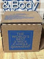 Bath & Body Works 3- Wick Candle-Full Size-Choose Scent