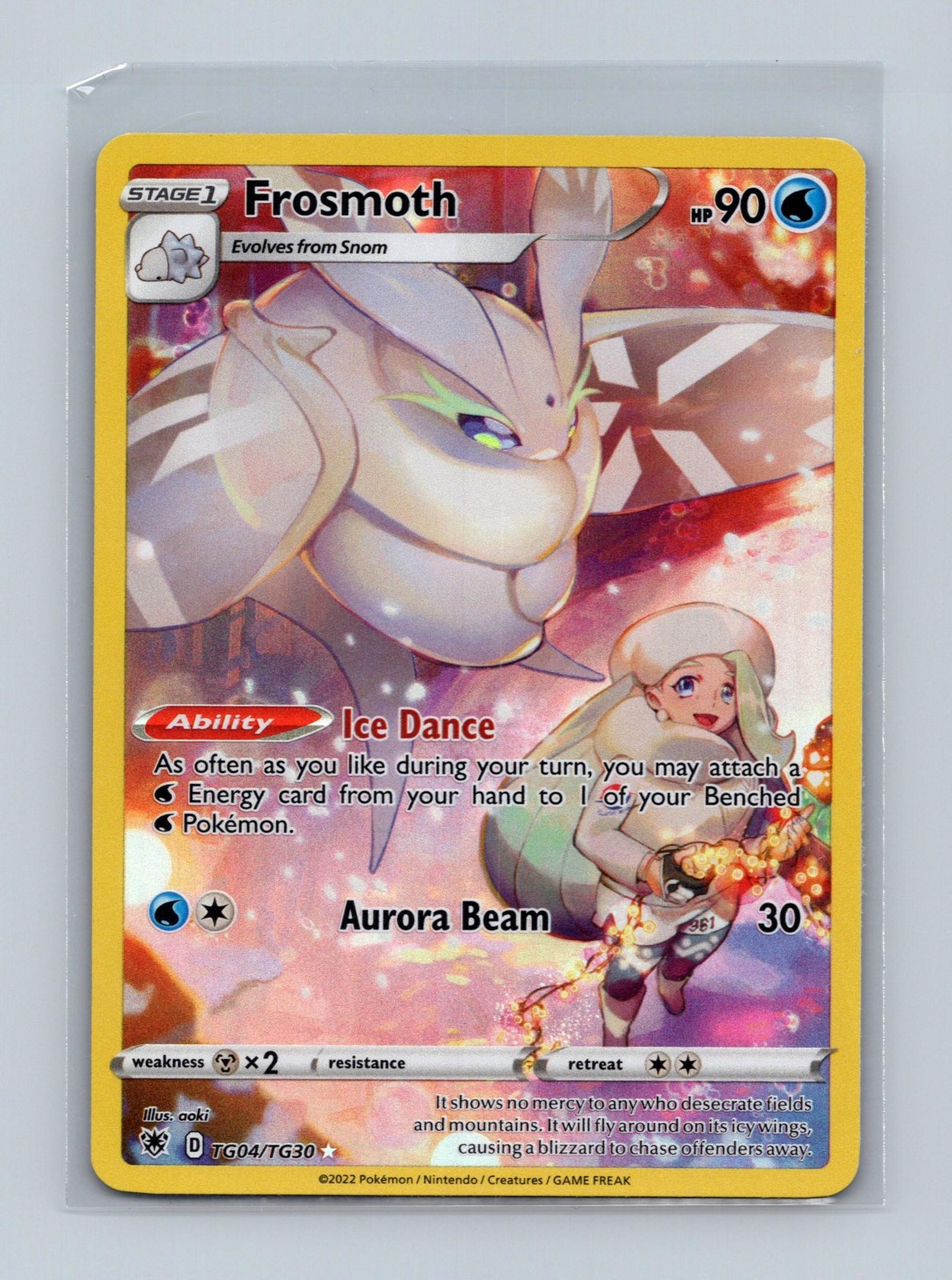 Frosmoth TG04/TG30 Holo Astral Radiance Trainer Gallery Pokemon LP