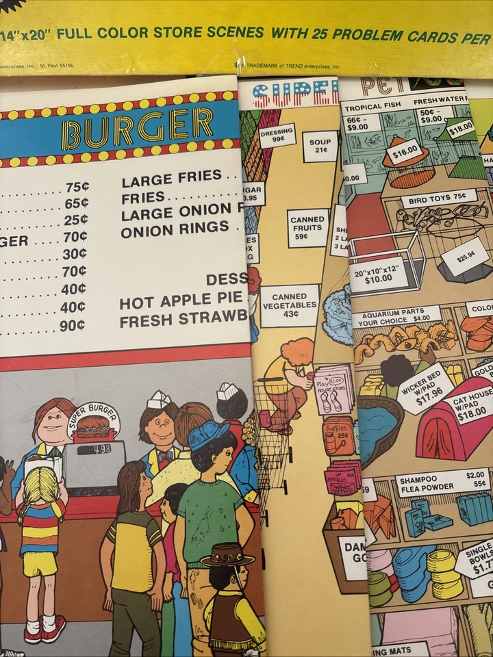 Vintage "Let's Go Shopping" Game by Trend Enterprises - 1977 Edition Educational - Image 3 of 4