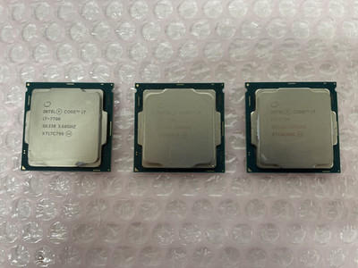 Lot(3) Intel CPU i7-7700 3.60GHz Processor SR338