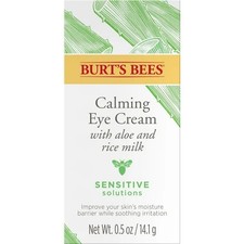 Burt's Bees Calming Eye Cream with Aloe and Rice Milk 0.5 Oz New